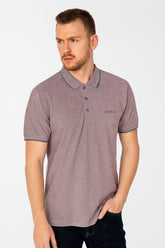 Men’s brown double shade polo Tee